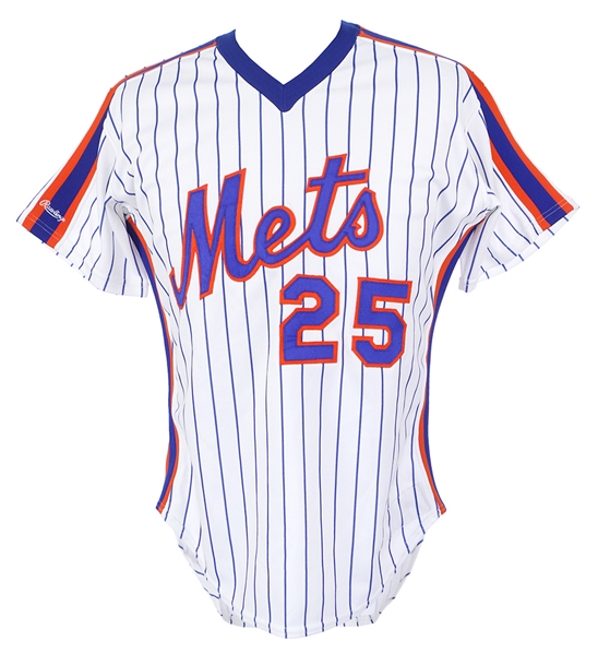 1987 Al Pedrique New York Mets Game Worn Jersey (Mears LOA)