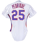 1987 Al Pedrique New York Mets Game Worn Jersey (Mears LOA)