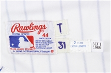 1988 Gene Walter New York Mets Game Worn Jersey (MEARS LOA)