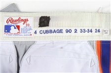 1990 Mike Cubbage New York Mets Game Worn Pants (MEARS LOA)