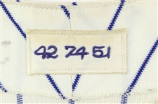 1974 Roy McMillan New York Mets Autographed Game Worn Jersey (MEARS LOA/JSA)