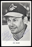 Stu Miller St. Louis Cardinals Signed 5"X3.5" Black & White Photo (JSA)