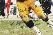 1990s Reggie White Green Bay Packers Signed 25 x 27 1/2 Framed Photo (JSA)