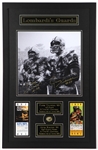 1958-1968 Fuzzy Thurston & Jerry Kramer Green Bay Packers Recently Signed 20" x 31" Framed Photo w/ Ticket Stubs (JSA)