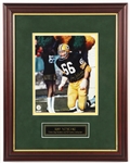 1958-1972 Ray Nitschke Green Bay Packers Signed 15" x 19" Framed Photo (JSA)