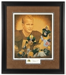 1999 Paul Hornung Green Bay Packers Signed 26 1/2" x 31" Framed Print (JSA)