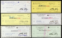 1970s-1980s Allan Bud Selig Milwaukee Brewers Signed Checks (Lot of 24)(JSA)