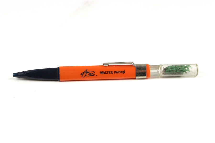1980s Walter Payton Chicago Bears Soldier Field Turf Pen 