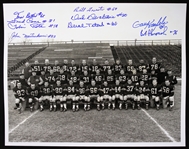 1950s-1960s Green Bay Packers Signed 8 x 10 Team Photo Including Tom Bettis, Tobin Rote, and more (JSA)