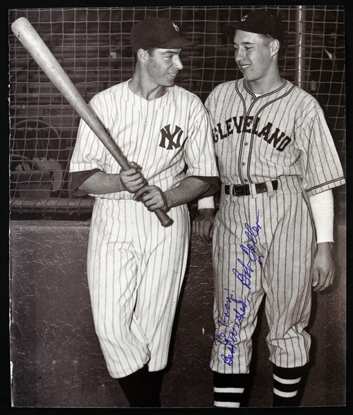 1936-1956 Bob Feller Cleveland Indians Signed 8" x 10" B&W Photo (JSA)