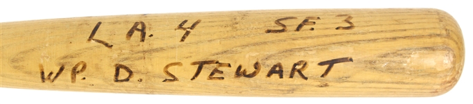 1980-81 Davey Lopes Los Angeles Dodgers Adirondack Professional Model Game Used Bat (MEARS LOA)