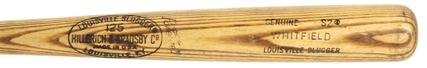 1977-78 Terry Whitfield/Larry Herndon San Francisco Giants H&B Louisville Slugger Professional Model Game Used Bat (MEARS LOA)