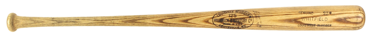 1977-78 Terry Whitfield/Larry Herndon San Francisco Giants H&B Louisville Slugger Professional Model Game Used Bat (MEARS LOA)