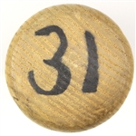 1977-78 Terry Whitfield/Larry Herndon San Francisco Giants H&B Louisville Slugger Professional Model Game Used Bat (MEARS LOA)
