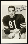 1948-1955 George Connor Chicago Bears Signed 3 1/2" x 5 1/2" B&W Photo (JSA)