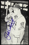 1953-1962 Joe Adcock Milwaukee Braves Signed 3 1/2" x 5 1/2" Postcard (JSA)