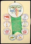 1981 Great Alaska Shootout Pins Including Marquette, Ohio State, Anchorage and more (Lot of 10)