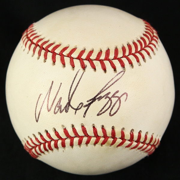 1993-94 Wade Boggs New York Yankees Signed OAL Brown Baseball (JSA)