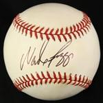 1993-94 Wade Boggs New York Yankees Signed OAL Brown Baseball (JSA)