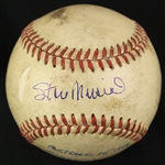 1949 (October 1st) Stan Musial St. Louis Cardinals Signed ONL Frick Wrigley Field Game Used Baseball (MEARS LOA/SJSA) 