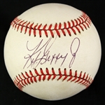1989 Ken Griffey Jr. Seattle Mariners Signed OAl Brown Baseball (JSA)