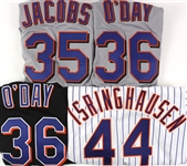 1987-2010 New York Mets Team Issued and Game Worn Jerseys including Jason Isringhausen, Darren O’Day, Mike Jacobs, and More (Lot of 7) (MEARS LOA)