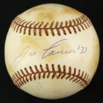 1985-89 Jose Canseco Oakland Athletics Signed OAL Brown Game Used Baseball (MEARS LOA/JSA)