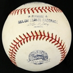 2000 Milwaukee Brewers OML Selig County Stadium Final Season Game Used Baseball (MEARS LOA)