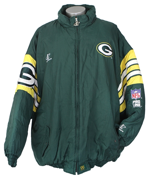 1996 Sean Jones Green Bay Packers Game Worn Sideline Jacket (MEARS LOA)