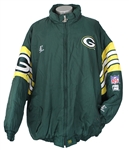 1996 Sean Jones Green Bay Packers Game Worn Sideline Jacket (MEARS LOA)