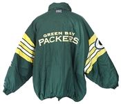 1996 Sean Jones Green Bay Packers Game Worn Sideline Jacket (MEARS LOA)