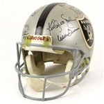 1980s Los Angeles Raiders Multi Signed Full Size Helmet w/ 12 Signatures Including Fred Biletnikoff, Marcus Allen, Ted Hendricks & More (JSA) 