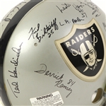 1980's Los Angeles Raiders Multi Signed Full Size Helmet w/ 12 Signatures Including Fred Biletnikoff, Marcus Allen, Ted Hendricks & More (JSA) 