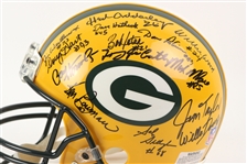 1966 Green Bay Packers Super Bowl I Champions Multi Signed Full Size Helmet w/ 31 Signatures Including Bart Starr, Jerry Kramer, Jim Taylor & More (JSA)