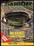 1994 Green Bay Packers vs Atlanta Falcons Milwaukee County Stadium Game Day Program 