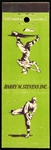 1950s Harry M. Stevens Inc. Match Book Cover 