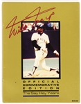 1983 Willie Mays Official Commemorative Edition The "Say Hey" Years Magazine