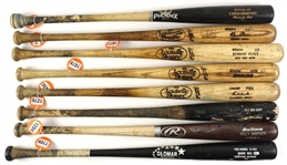 1980's-2000's Professional Model Game Used Bat Collection - Lot of 23 w/ Kevin Mitchell, Ryan Klesko, Willie Upshaw, Hubie Brooks & More (MEARS LOA)