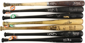 1980s-2300s Professional Model Game Used Bat Collection - Lot of 22 w/ Ivan Rodriguez, Danny Tartabull, Lance Johnson, Randy Winn, & More (MEARS LOA)