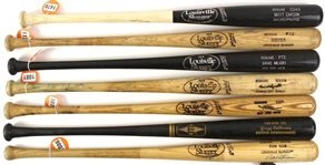 1980's-2000's Professional Model Game Used Bat Collection - Lot of 23 w/ Jose Cruz, Delino DeShields, Kevin McReynolds, Doug Drabek & More (MEARS LOA)