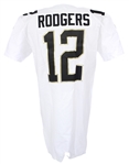 2016 Aaron Rodgers Green Bay Packers Game Issued Team Rice Pro Bowl Jersey (MEARS LOA & PSA/DNA)