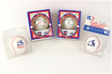 1980’s Souvenir Baseballs (Lot of 4)