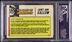 1942 Janet Ann Gallow Ghost of Frankenstein Signed LE Trading Card (PSA/DNA Slabbed)