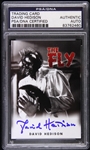 1958 David Hedison The Fly Signed LE Trading Card (PSA/DNA Slabbed)