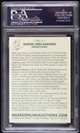 Baron Von Raschke AWA Wrestling Legend (wearing cape) Signed LE Trading Card (PSA/DNA Slabbed)