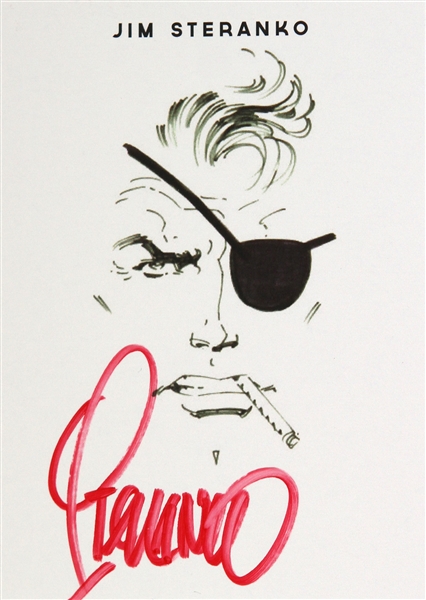 Jim Steranko American Comic Artist Signed LE Trading Card (JSA)