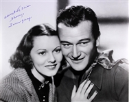 1938 Lorna Gray Red River Range Signed LE 16x20 B&W Photo (JSA)