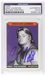 2016 Greg “The Hammer” Valentine Wrestling Legend Signed LE Trading Card (PSA/DNA)