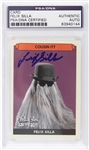 1964-1966 Felix Silla “Cousin ITT” Addams Family LE Signed Trading Card (PSA/DNA)