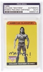 2008 William “Mayhem” Romeo American Gladiators Signed LE Trading Card (PSA/DNA Slabbed)